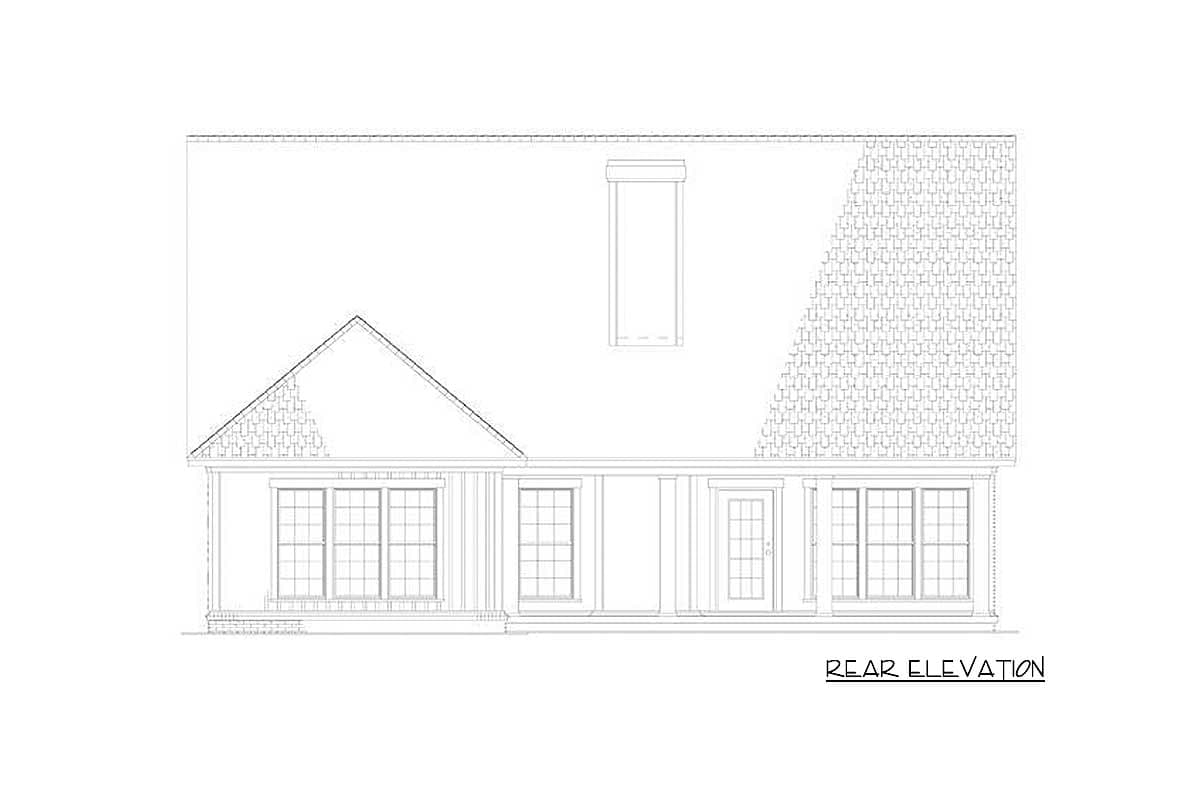 Plan 60536ND: Charming Stone Cottage with Bonus Level - Image #14 - Cottage, Craftsman, European, Traditional