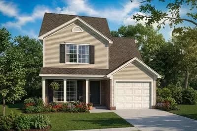 Narrow Lot Traditional Home Plan