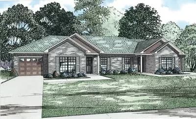 Attractive Two Family Home Plan