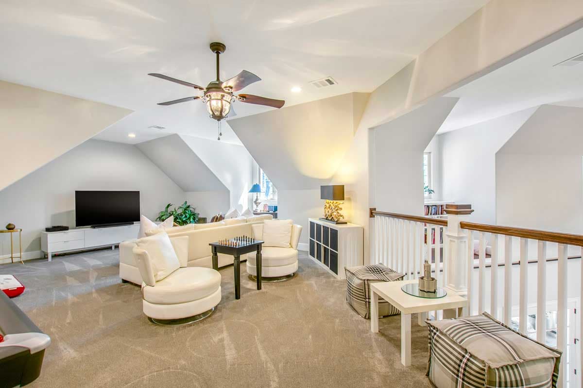 Plan 60547ND: Country Classic With Angled 3-Car Garage - 4501 Sq Ft - Image #30 - Craftsman, Mountain, Northwest