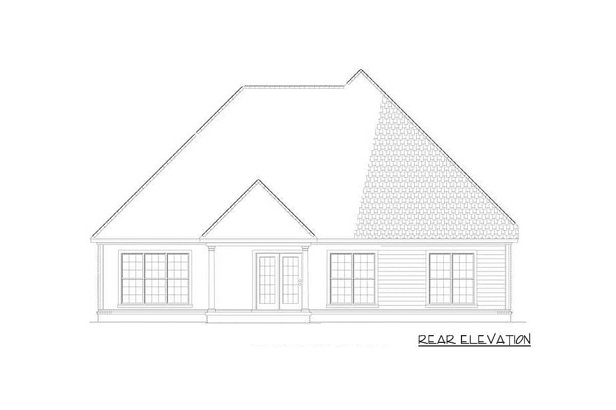 Plan 60556ND: Southern Home Plan with Flexibility - 1591 Sq Ft - Image #16 - Southern, Traditional