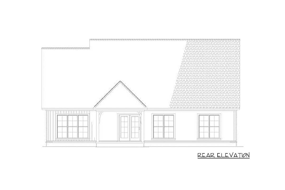 Plan 60562ND: Flexible Craftsman House Plan with Flex and Bonus Rooms - 1591 Sq Ft - Image #9 - Cottage, Craftsman