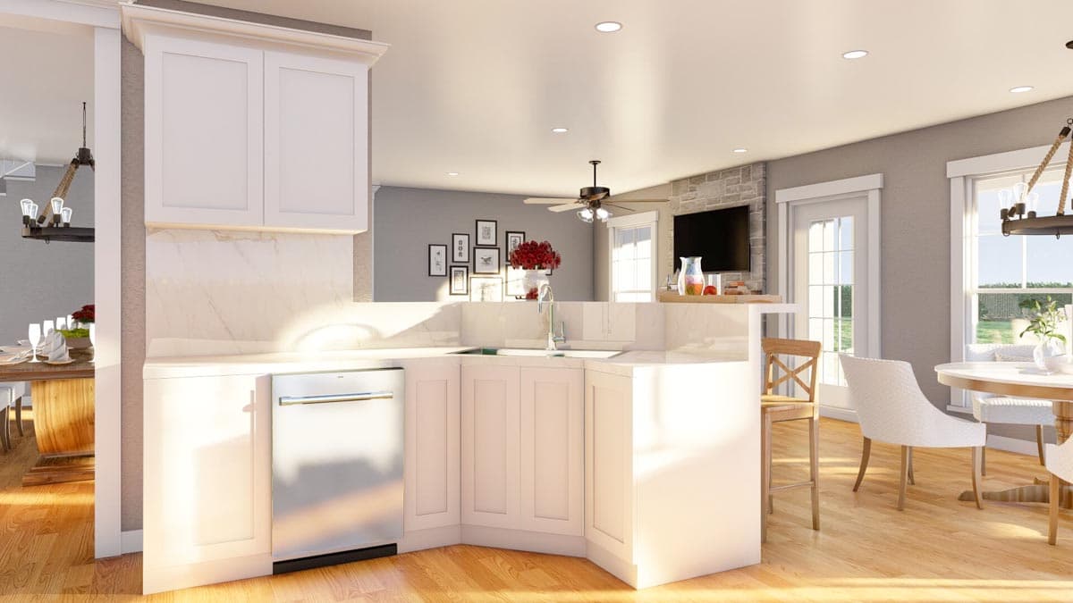 Plan 60565ND: House Plan Under 2500 Square Feet with Flex Room and Large Upstairs Game Room - Image #12 - Craftsman, European