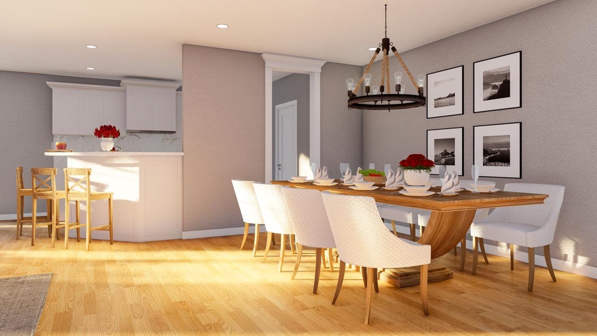 Plan 60565ND: House Plan Under 2500 Square Feet with Flex Room and Large Upstairs Game Room - Image #14 - Craftsman, European