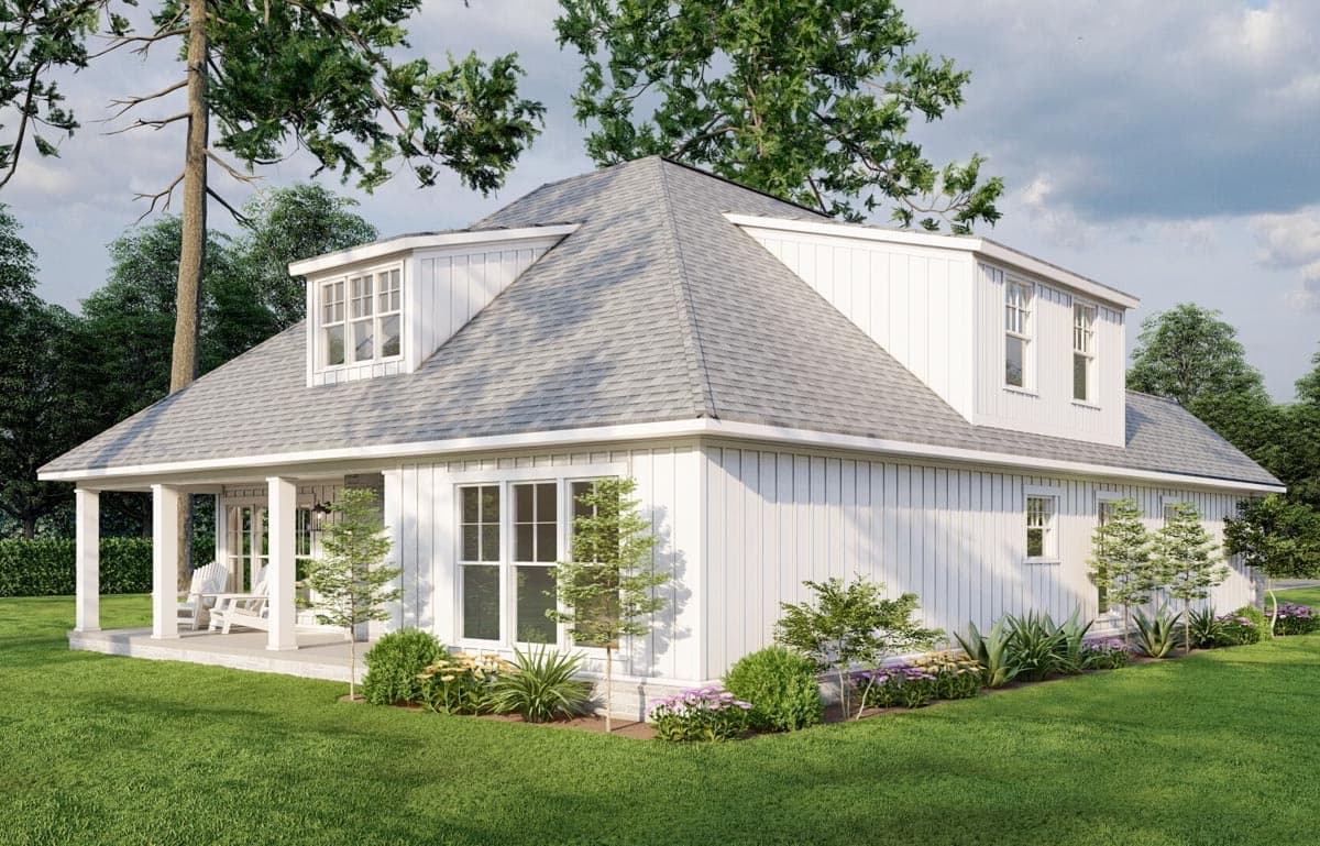 Plan 60565ND: House Plan Under 2500 Square Feet with Flex Room and Large Upstairs Game Room - Image #17 - Craftsman, European