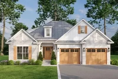 House Plan Under 2500 Square Feet with Flex Room and Large Upstairs Game Room