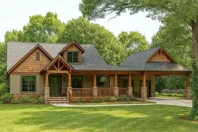 Mountain-Inspired House Plan with Sunroom and Flex Space
