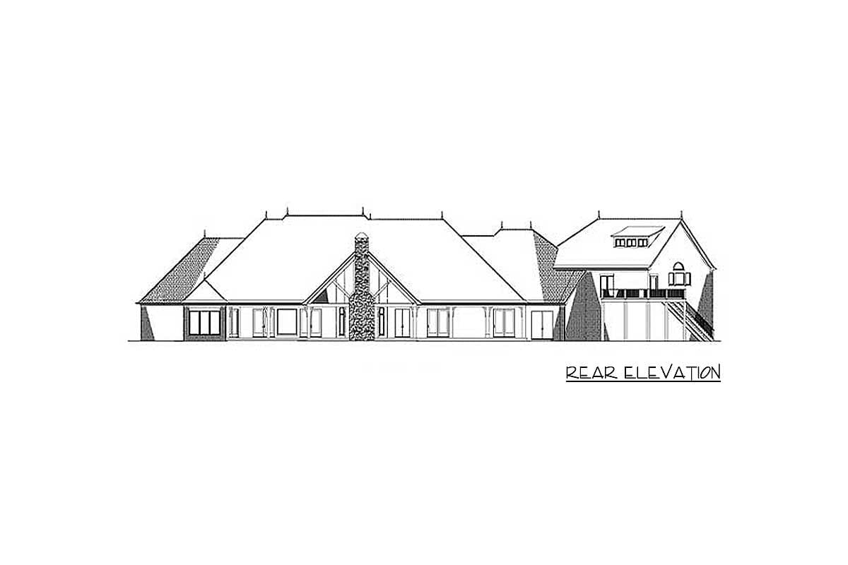 Plan 60568ND: Luxury Plan with Garage Apartment - Image #8 - European, French Country