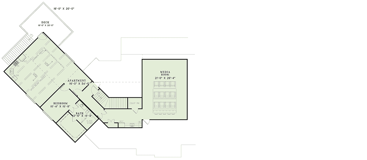 Plan 60568ND: Luxury Plan with Garage Apartment - Floor Plan - 2nd Floor - European, French Country