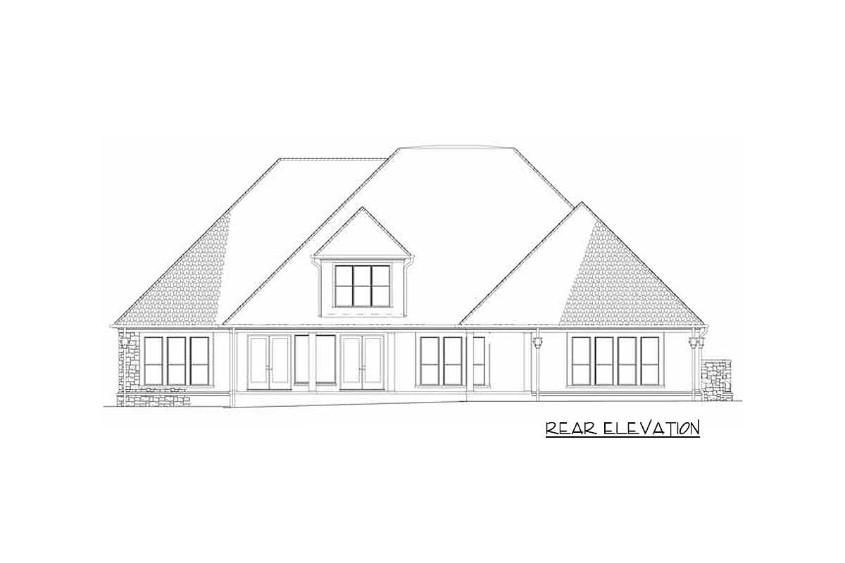 Plan 60577ND: European-style House Plan with Grand Foyer Welcome - Image #23 - European, Traditional
