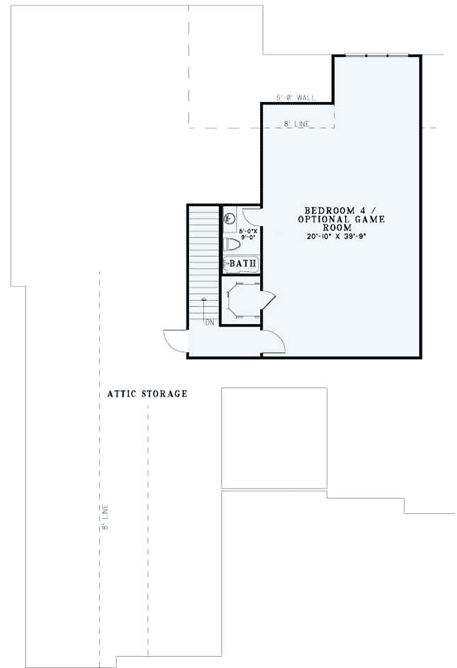 Plan 60577ND: European-style House Plan with Grand Foyer Welcome - Floor Plan - Bonus - European, Traditional