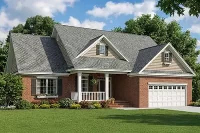 Traditional House Plan with Optional Home Theater on Upper Floor - 1723 Sq Ft
