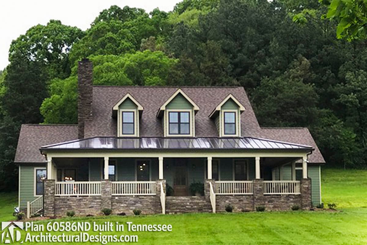 build gallery item - House Plan 60586ND comes to life in Tennessee