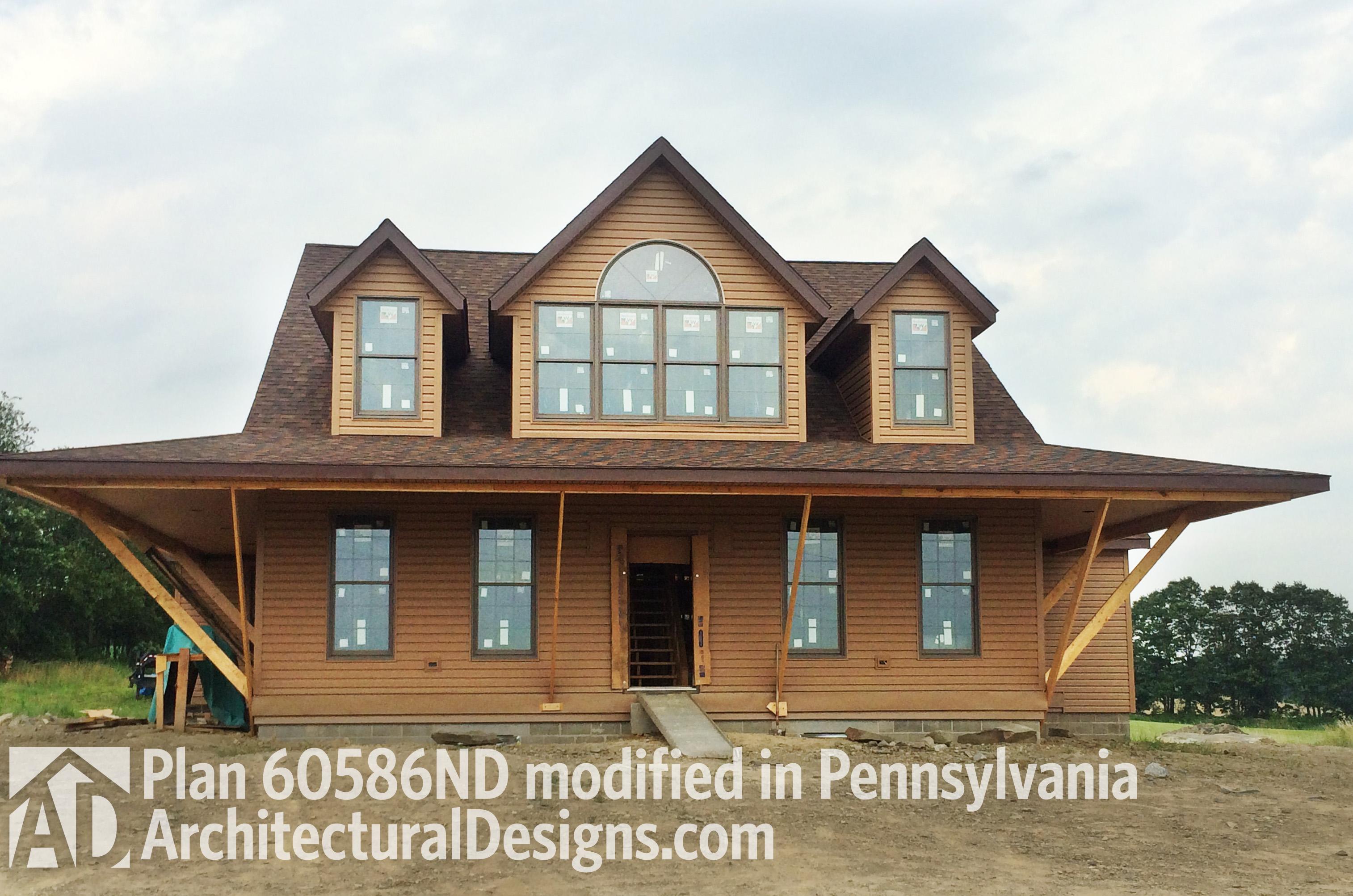 build gallery item - House Plan 60586ND comes to life in Tennessee