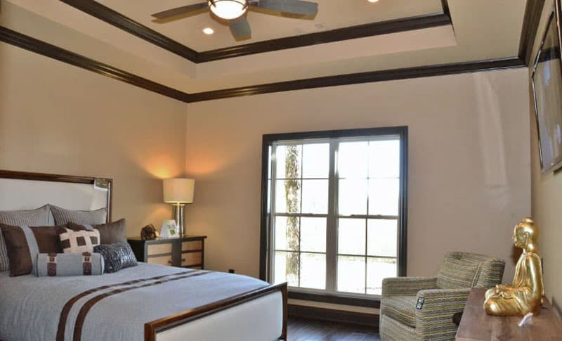 Plan 60589ND: Split-Bedroom European Home Plan with Vaulted Great Room - Image #5 - European, French Country