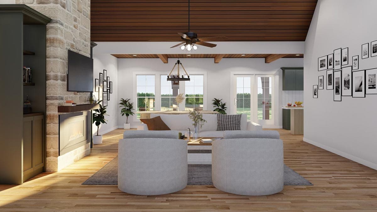 Plan 60591ND: 3-Bedroom Builder Special Home Plan - 1689 Sq Ft - Image #12 - Craftsman, European