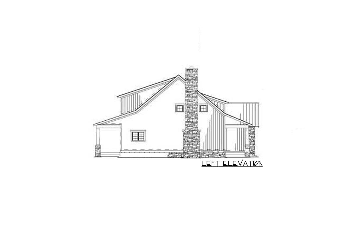 Plan 60598ND: Rustic Cottage - Image #4 - Cape Cod, Cottage, Country, Craftsman, Mountain, Rustic, Vacation