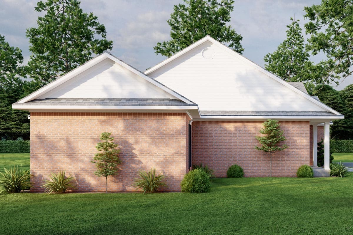 Plan 60600ND: Four Bedroom Ranch Home Plan - Image #7 - Ranch, Traditional