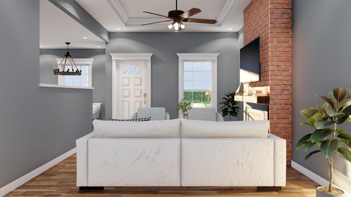 Plan 60600ND: Four Bedroom Ranch Home Plan - Image #10 - Ranch, Traditional