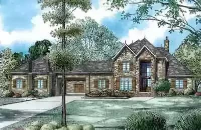 Multi-functional European Home Plan
