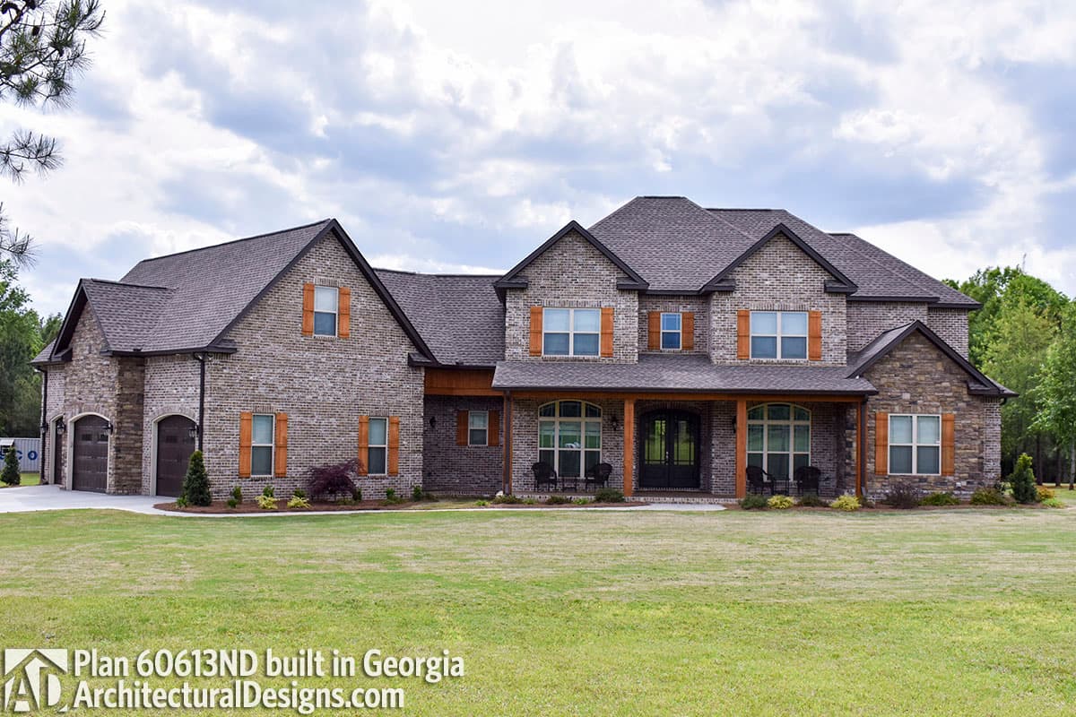 build gallery item - House Plan 60613ND comes to life in Georgia