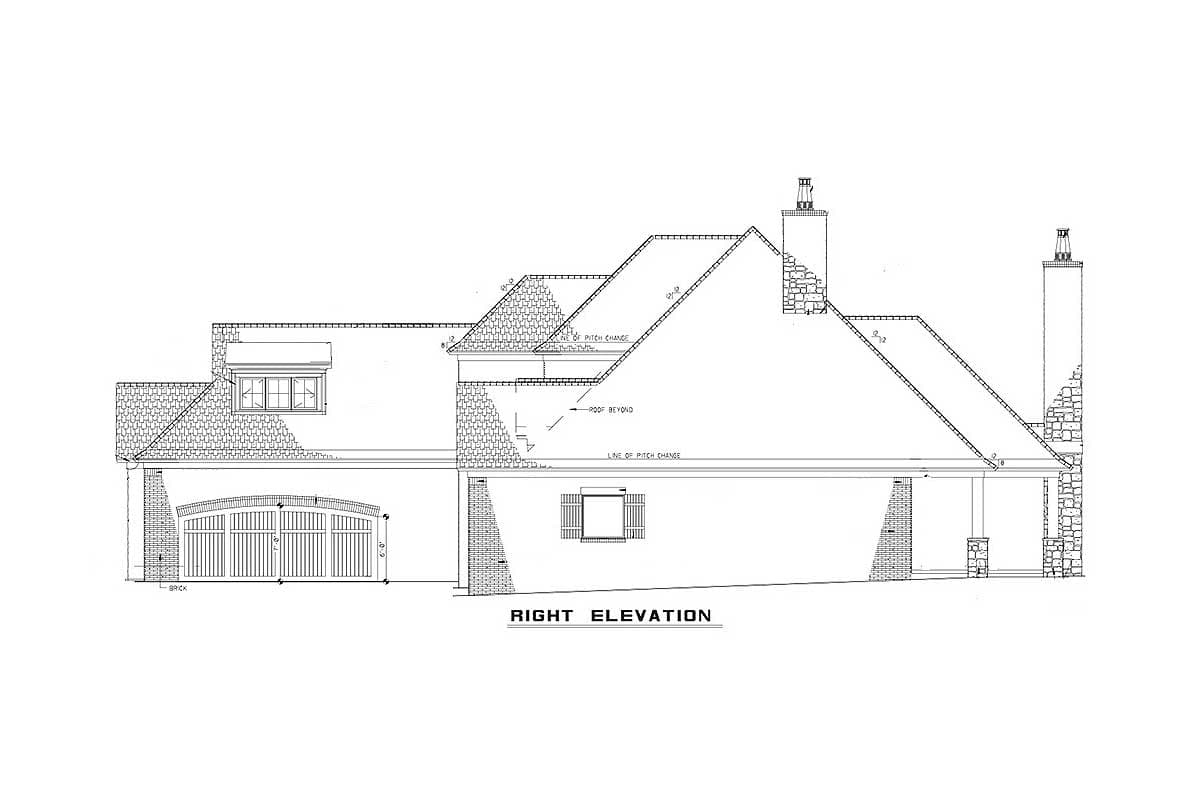 Plan 60614ND: European Treasure with Circular Stair - Image #21 - European, French Country