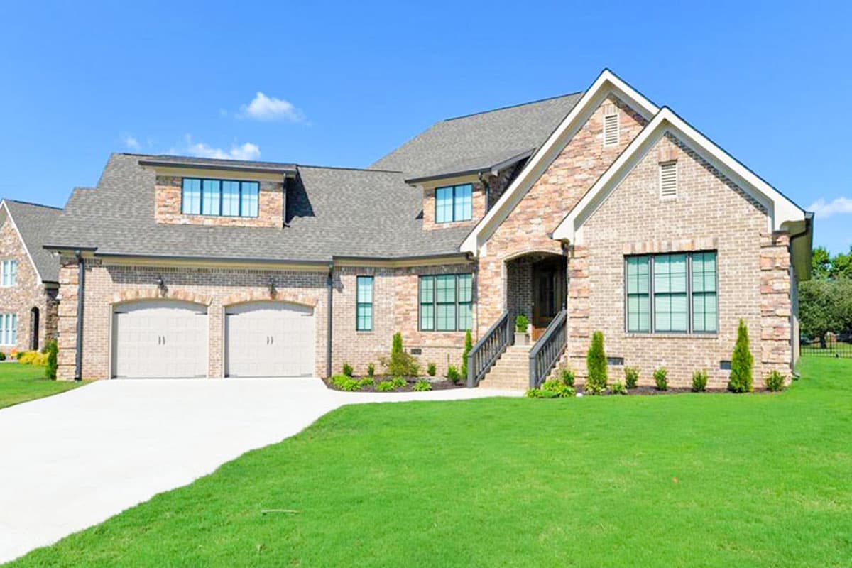 Plan 60617ND: Split Bedroom Home Plan With Angled Garage and Safe Room - 2408 Sq Ft - Image #4 - European