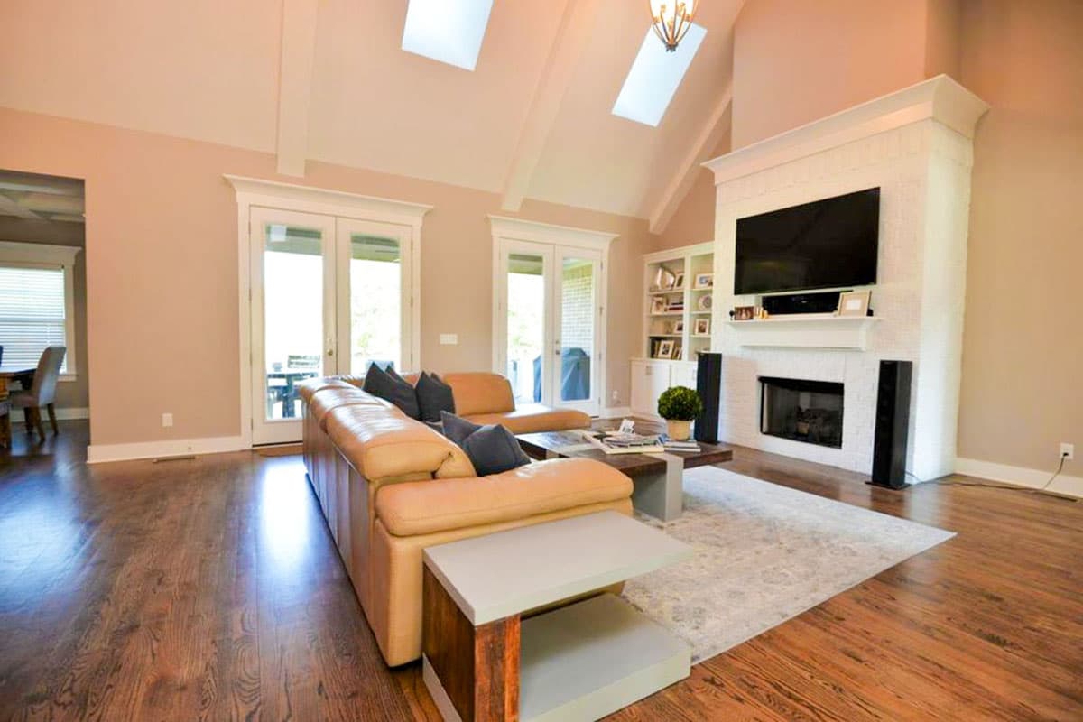 Plan 60617ND: Split Bedroom Home Plan With Angled Garage and Safe Room - 2408 Sq Ft - Image #9 - European