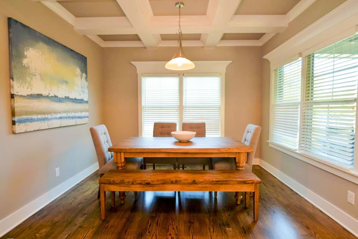 Plan 60617ND: Split Bedroom Home Plan With Angled Garage and Safe Room - 2408 Sq Ft - Image #11 - European