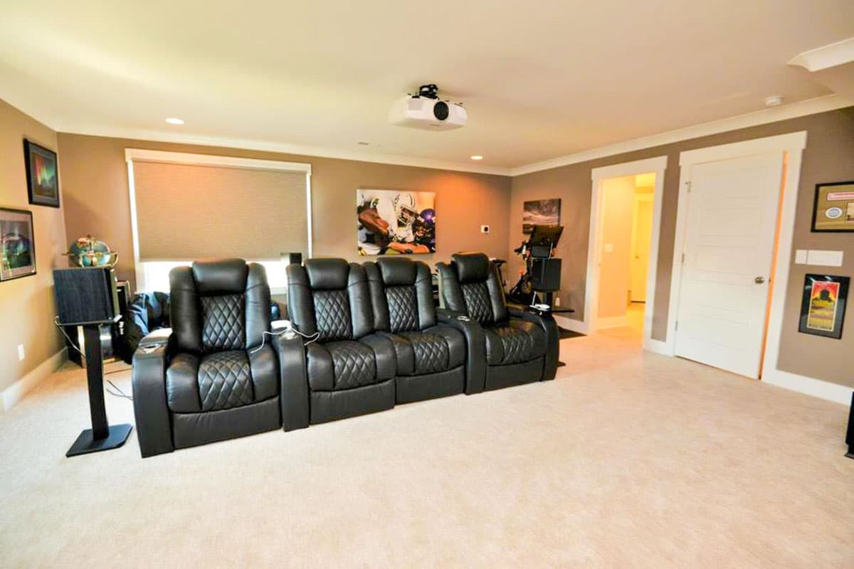 Plan 60617ND: Split Bedroom Home Plan With Angled Garage and Safe Room - 2408 Sq Ft - Image #15 - European