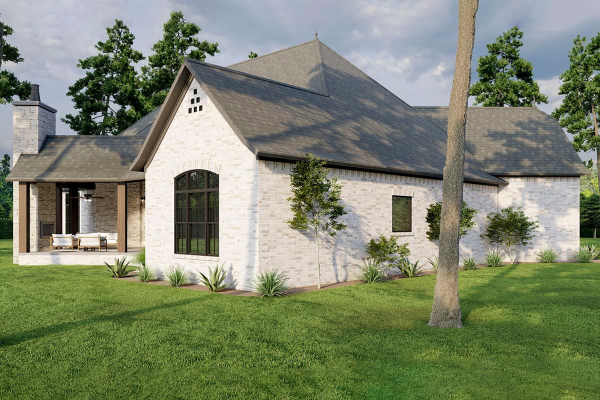 Plan 60618ND: European Style Home Plan with Open Concept Layout and An Angled Garage - 2631 Sq Ft - Image #8 - European, Transitional