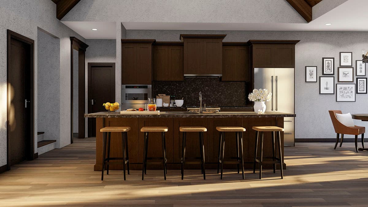 Plan 60618ND: European Style Home Plan with Open Concept Layout and An Angled Garage - 2631 Sq Ft - Image #14 - European, Transitional