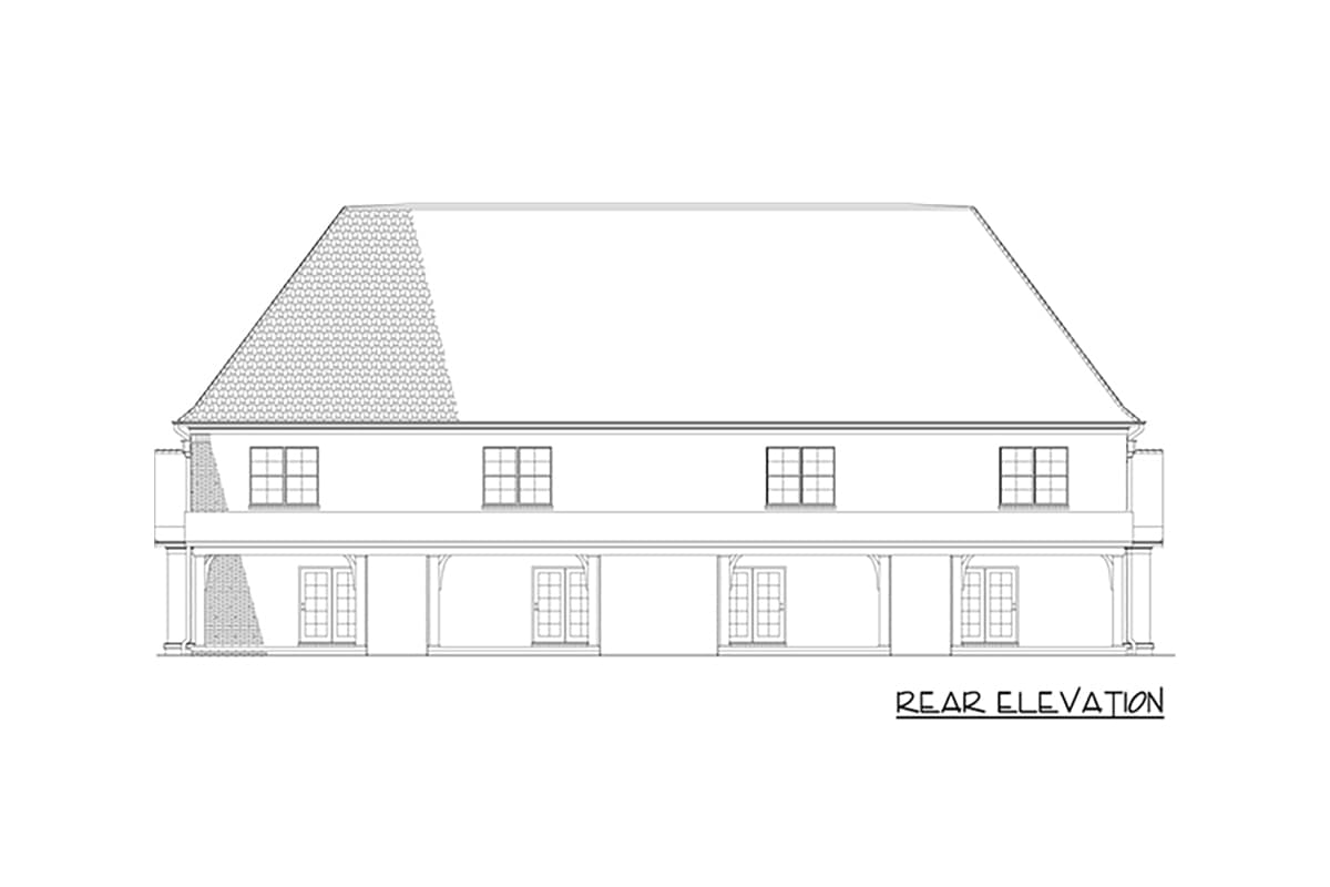 Plan 60620ND: French Country Four-Plex with 1510 Square Foot 2 Bed Units - Image #17 - French Country, Traditional