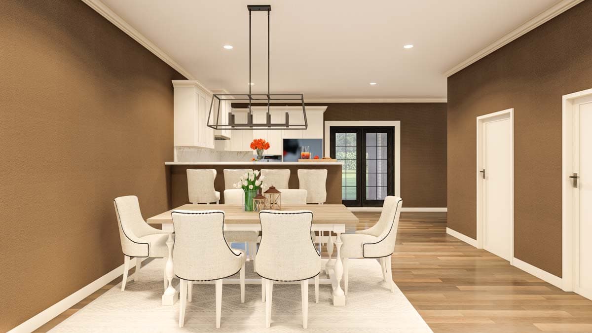 Plan 60620ND: French Country Four-Plex with 1510 Square Foot 2 Bed Units - Image #9 - French Country, Traditional