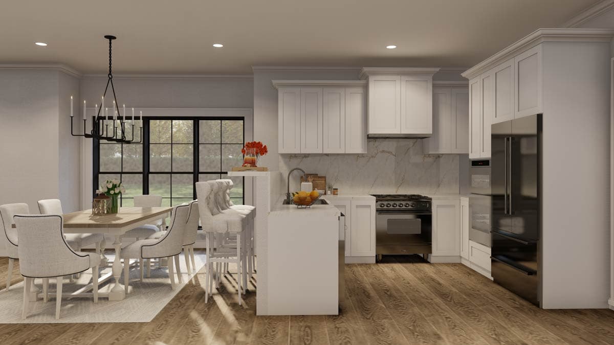 Plan 60622ND: European Duplex with Matching 1764 Sq Ft 2 Bedroom Units - Image #10