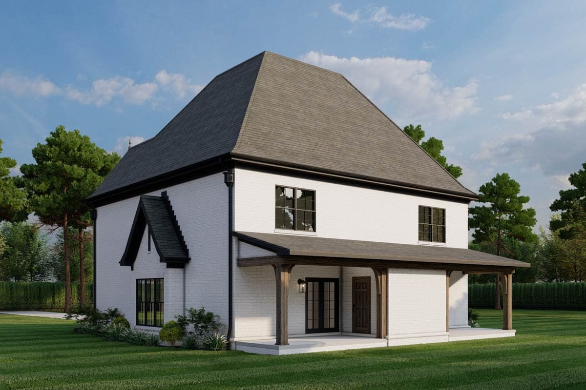 Plan 60622ND: European Duplex with Matching 1764 Sq Ft 2 Bedroom Units - Image #13