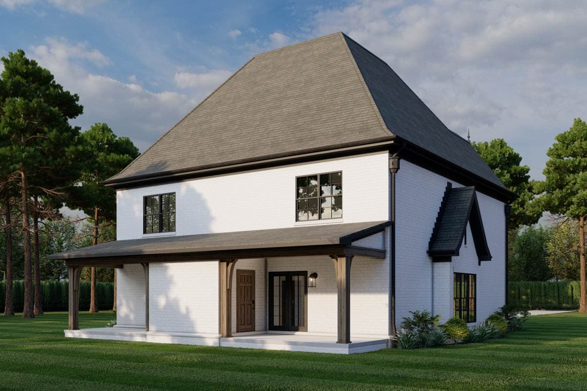 Plan 60622ND: European Duplex with Matching 1764 Sq Ft 2 Bedroom Units - Image #14