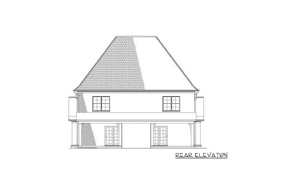 Plan 60622ND: European Duplex with Matching 1764 Sq Ft 2 Bedroom Units - Image #17