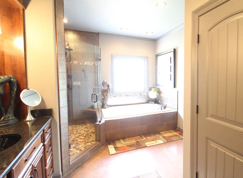 Plan 60627ND: Impressive 4800 Square Foot Prairie Style Home Plan with Porte Cochere - Image #15 - Contemporary, Prairie, Ranch