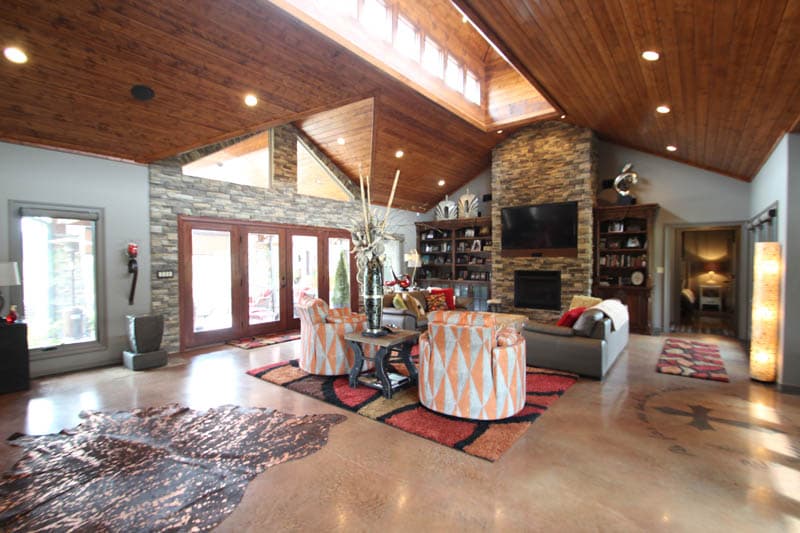 Plan 60627ND: Impressive 4800 Square Foot Prairie Style Home Plan with Porte Cochere - Image #7 - Contemporary, Prairie, Ranch