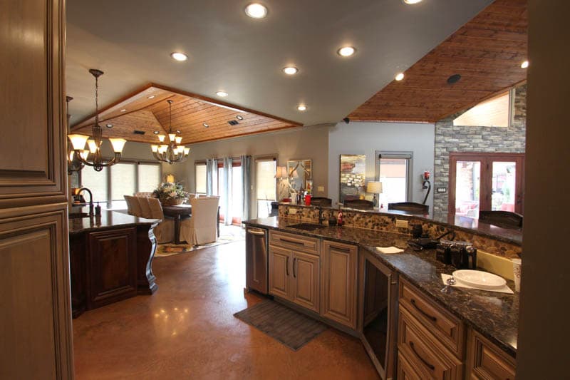 Plan 60627ND: Impressive 4800 Square Foot Prairie Style Home Plan with Porte Cochere - Image #10 - Contemporary, Prairie, Ranch