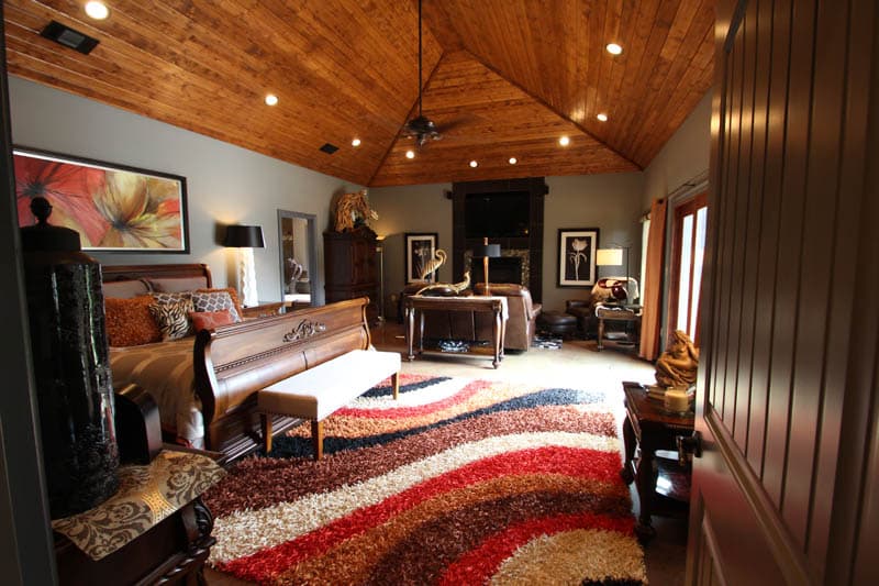 Plan 60627ND: Impressive 4800 Square Foot Prairie Style Home Plan with Porte Cochere - Image #12 - Contemporary, Prairie, Ranch