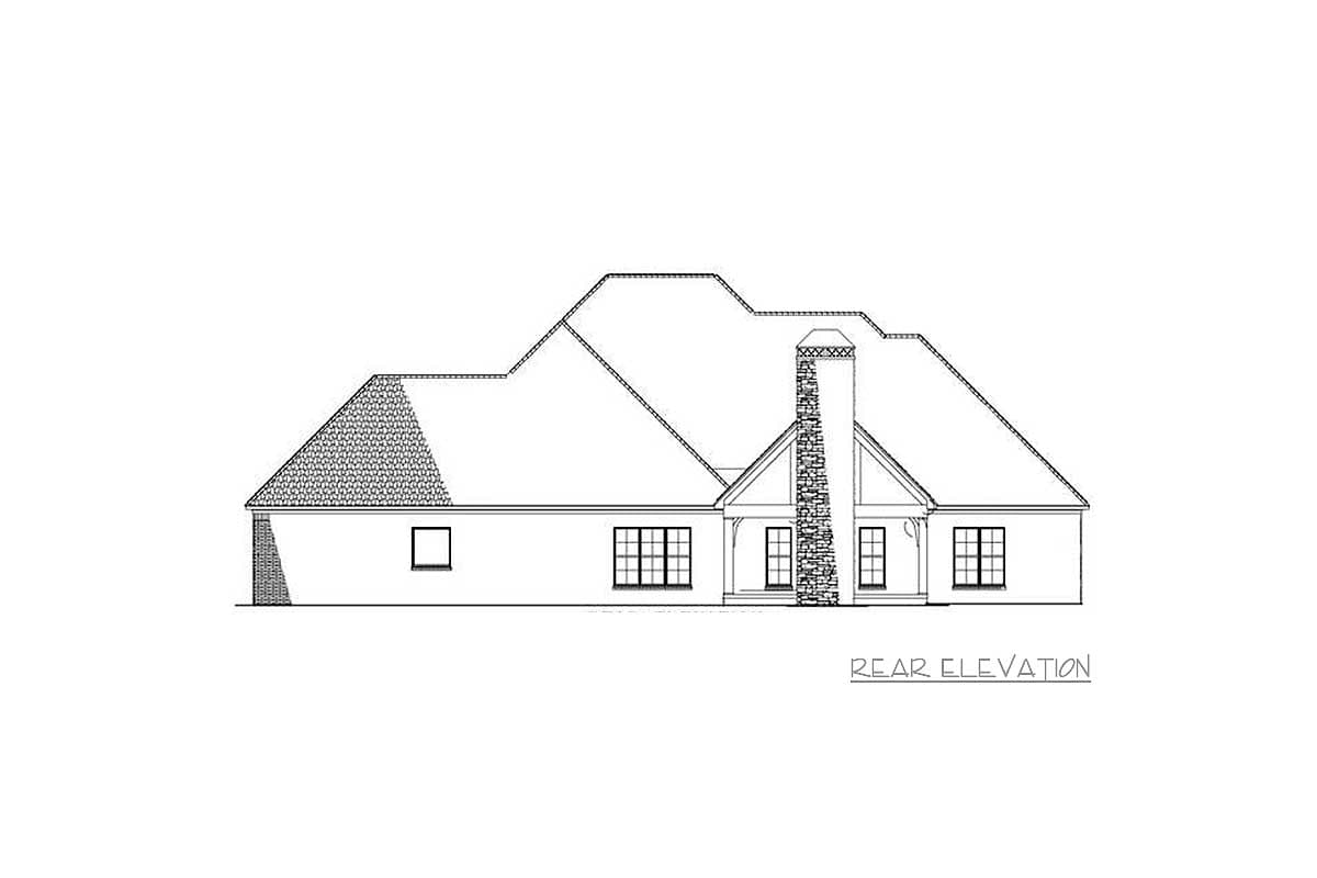 Plan 60631ND: Craftsman House Plan with Vaulted Great Room - 2470 Sq Ft - Image #29 - Craftsman, Mountain, Ranch, Rustic