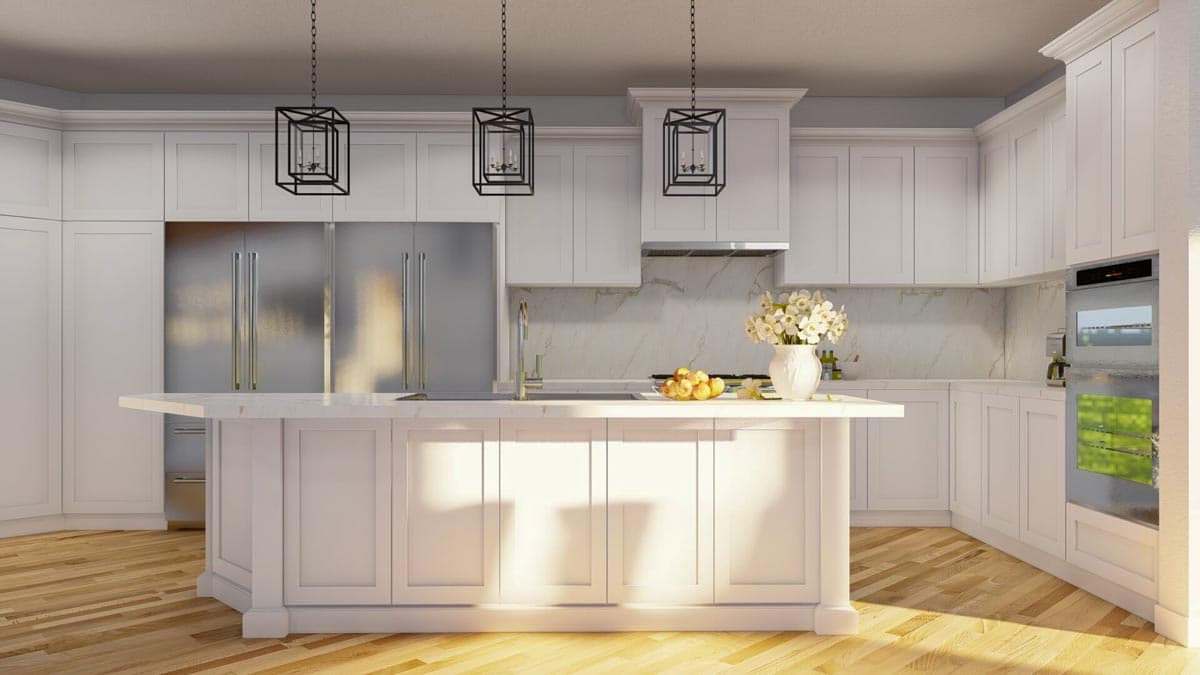 Plan 60636ND: Impressive Single Level House Plan Under 4200 Square Feet with 3-Car Angled Garage - Image #19 - Contemporary, Northwest, Ranch