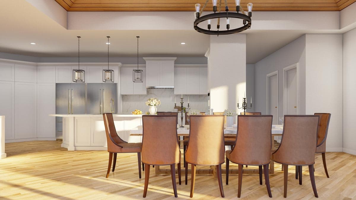 Plan 60636ND: Impressive Single Level House Plan Under 4200 Square Feet with 3-Car Angled Garage - Image #21 - Contemporary, Northwest, Ranch