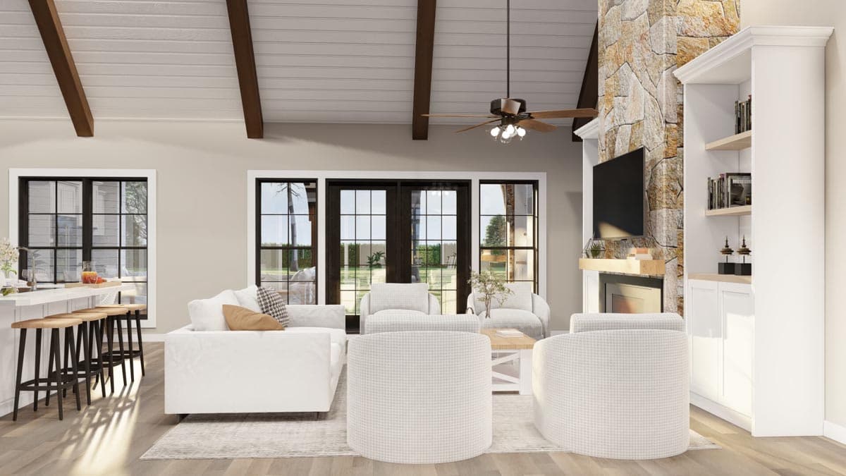 Plan 60637ND: European House Plan with Beautiful Roof Lines - Image #11 - European