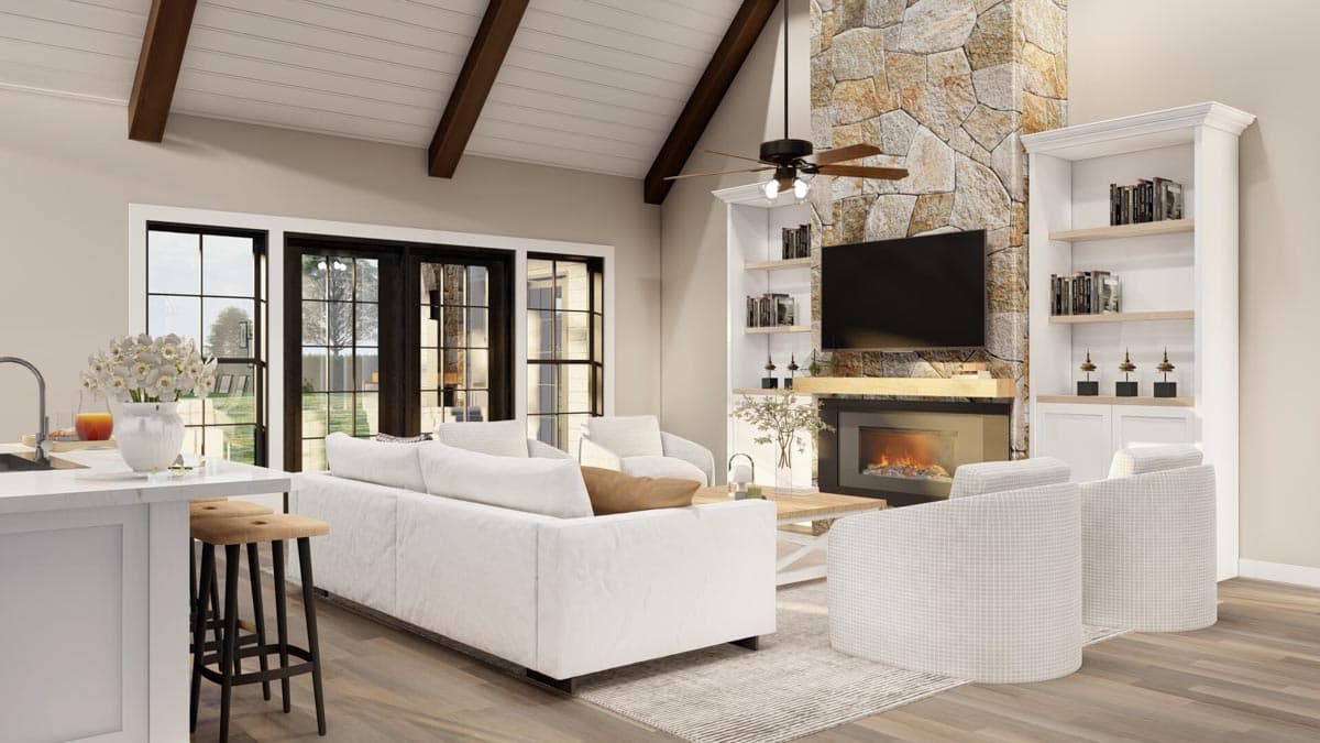 Plan 60637ND: European House Plan with Beautiful Roof Lines - Image #12 - European