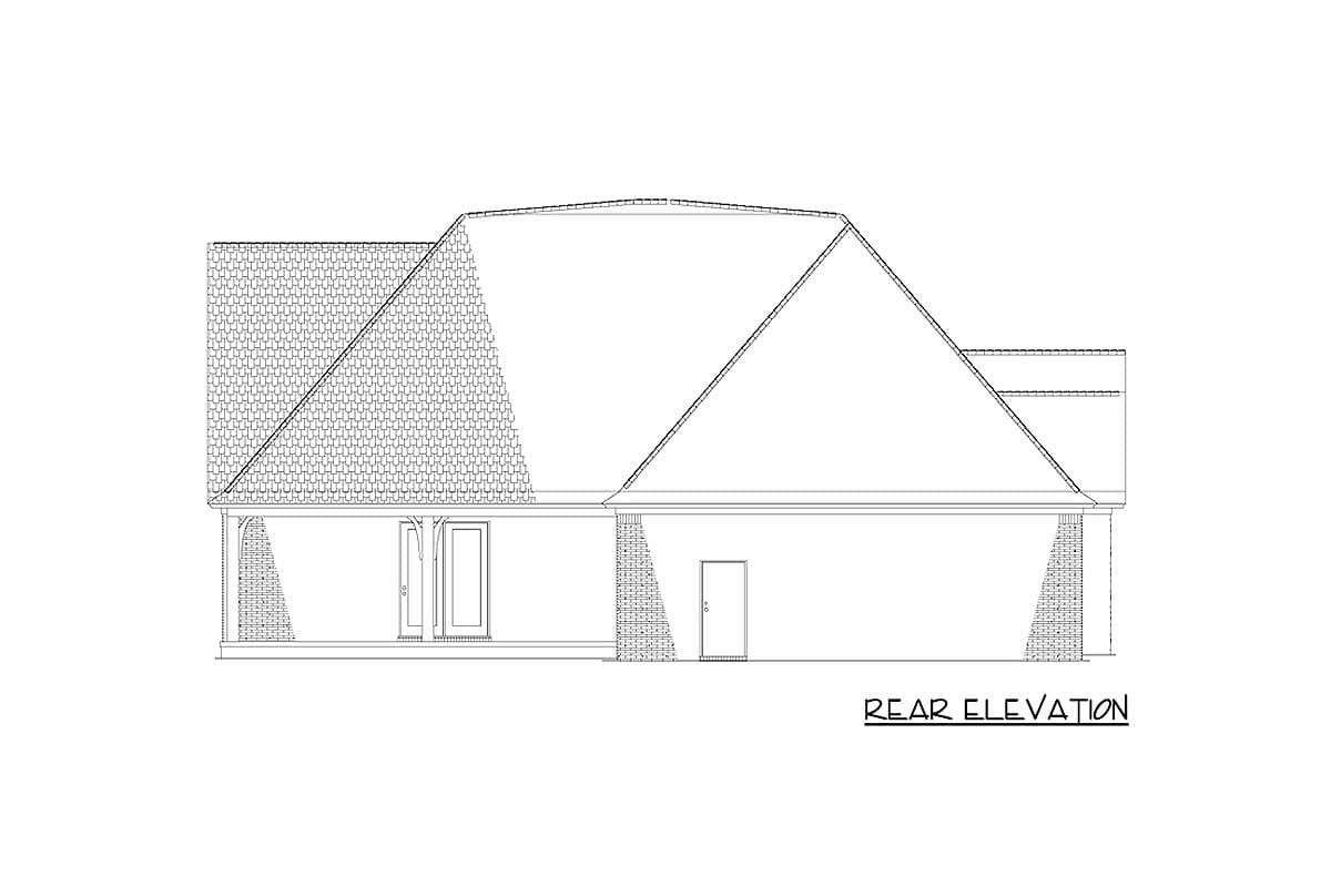 Plan 60640ND: One Story Home Plan with Open Great Room and Two Master Suites - Image #5 - European, Traditional