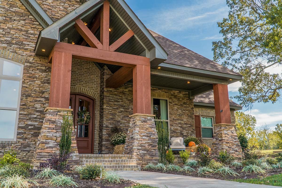 Plan 60648ND: Beautiful Timber Beamed Ceilings - Image #6 - Craftsman, European, Rustic