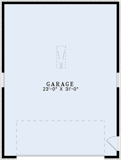 Plan 60655ND: 2 Car Garage with Hip Roof - Floor Plan - Main Level - Southern, Traditional